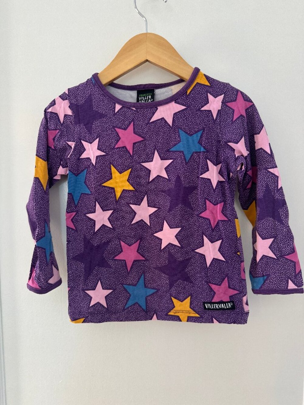 Villervalla Organic Cotton Long Sleeve Star Shirt 92 (US 2)